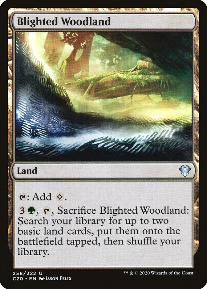 Blighted Woodland [Commander 2020] | RetroPlay Games