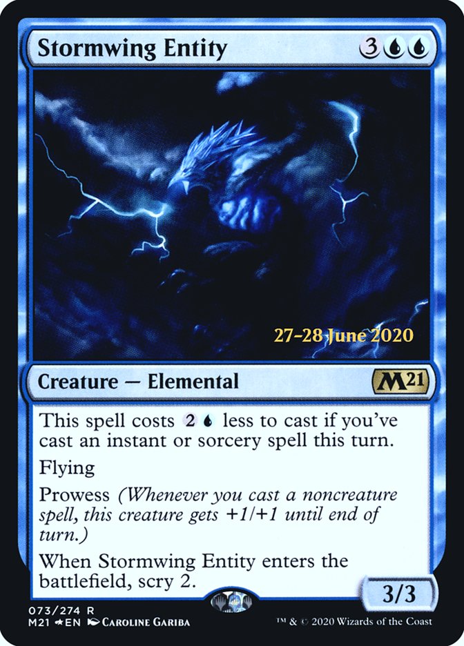 Stormwing Entity  [Core Set 2021 Prerelease Promos] | RetroPlay Games