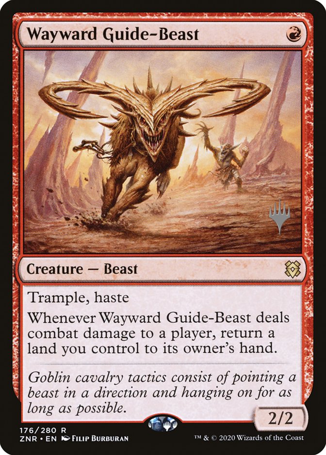 Wayward Guide-Beast (Promo Pack) [Zendikar Rising Promos] | RetroPlay Games