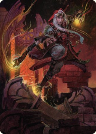Jaya, Fiery Negotiator Art Card 2 [Dominaria United Art Series] | RetroPlay Games
