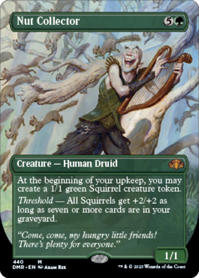Nut Collector (Borderless Alternate Art) [Dominaria Remastered] | RetroPlay Games