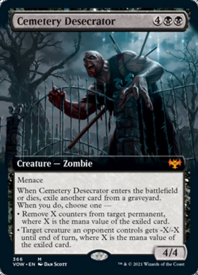 Cemetery Desecrator (Extended) [Innistrad: Crimson Vow] | RetroPlay Games