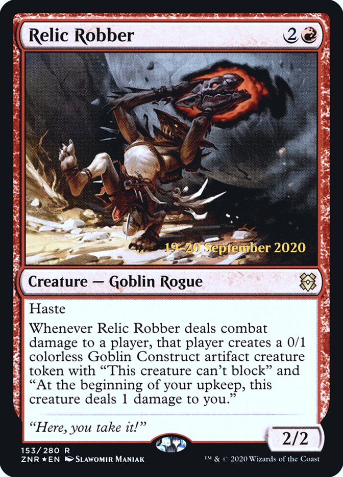 Relic Robber  [Zendikar Rising Prerelease Promos] | RetroPlay Games