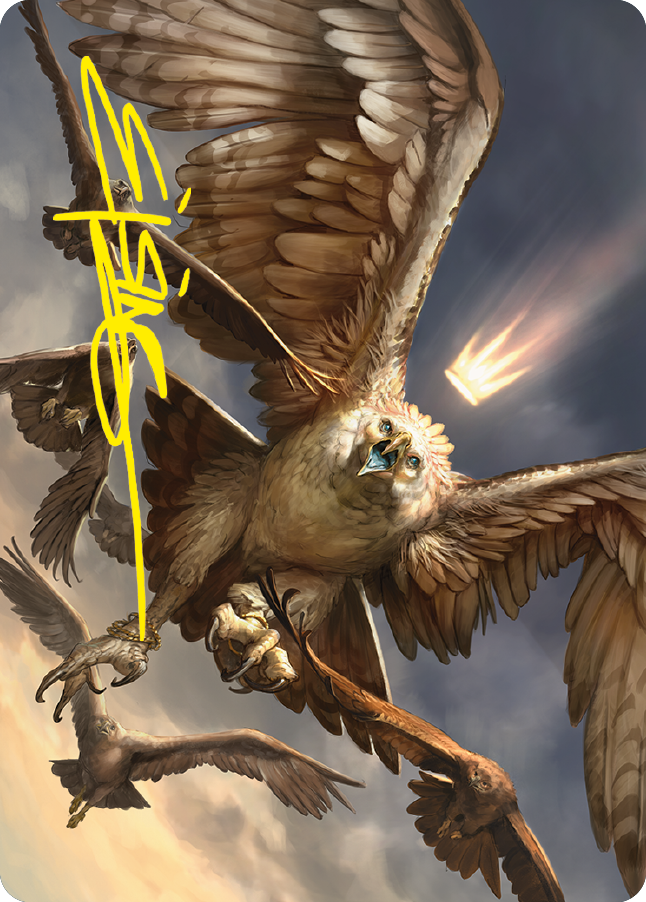 Gwaihir, Greatest of the Eagles Art Card (Gold-Stamped Signature) [The Lord of the Rings: Tales of Middle-earth Art Series] | RetroPlay Games