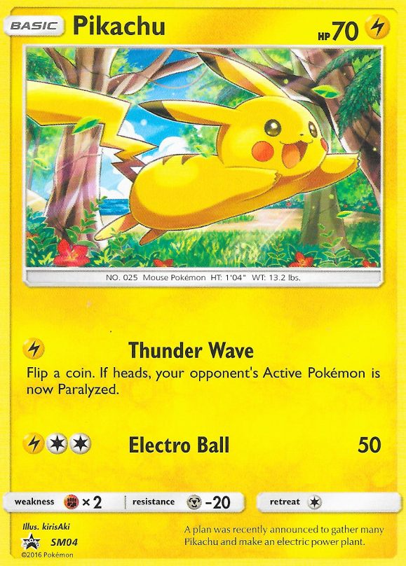 Pikachu (SM04) [Sun & Moon: Black Star Promos] | RetroPlay Games