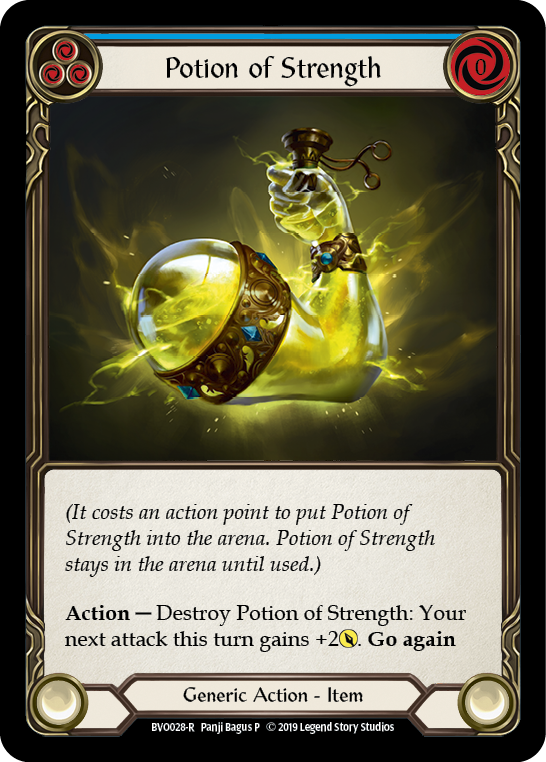 Potion of Strength [BVO028-R] (Bravo Hero Deck)  1st Edition Normal | RetroPlay Games