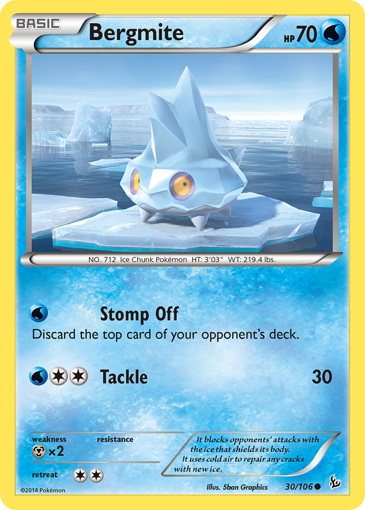 Bergmite (30/106) [XY: Flashfire] | RetroPlay Games