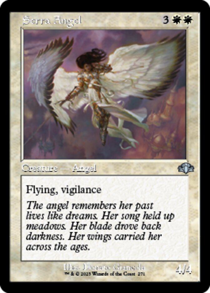 Serra Angel (Retro) [Dominaria Remastered] | RetroPlay Games