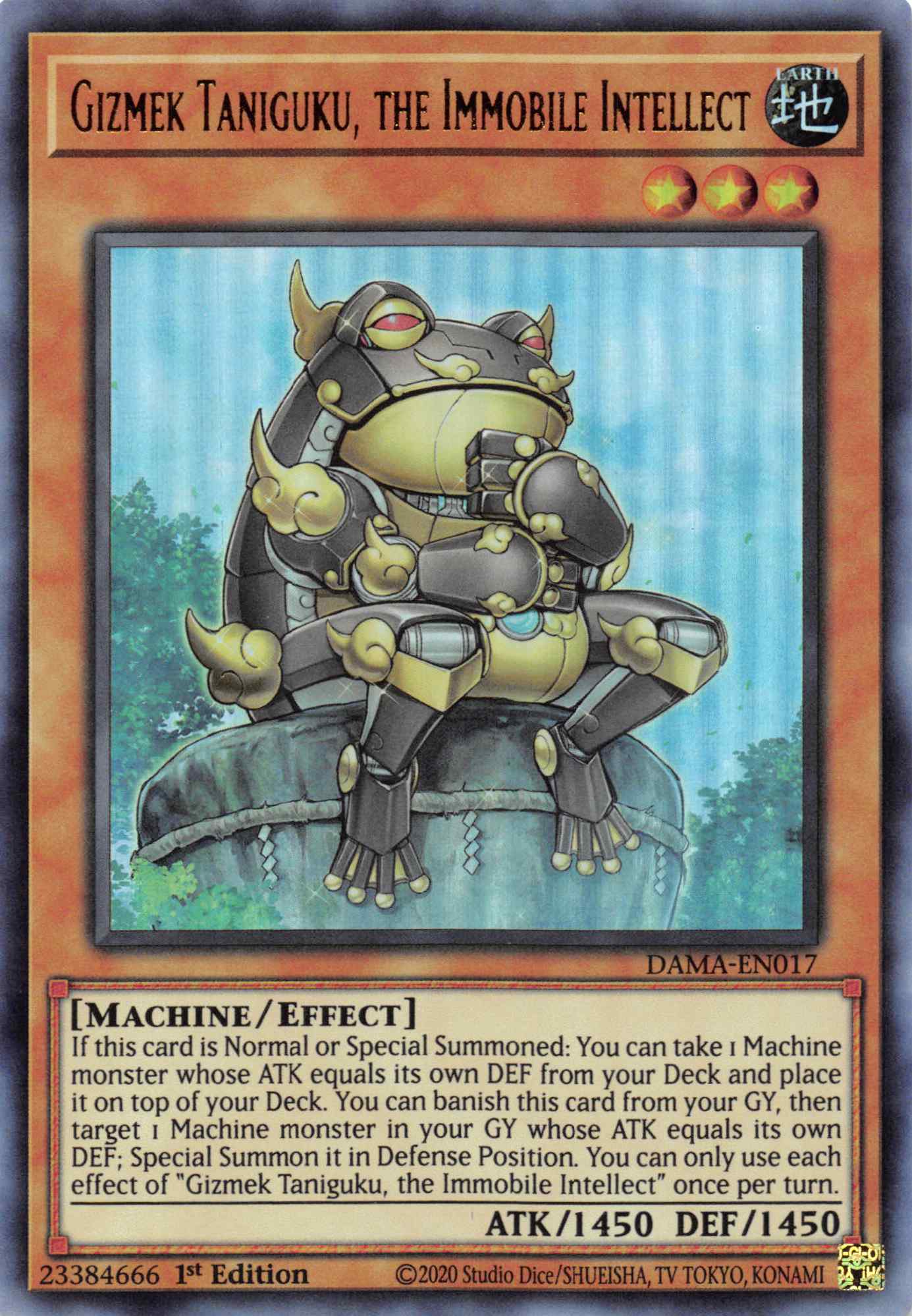 Gizmek Taniguku, the Immobile Intellect [DAMA-EN017] Ultra Rare | RetroPlay Games