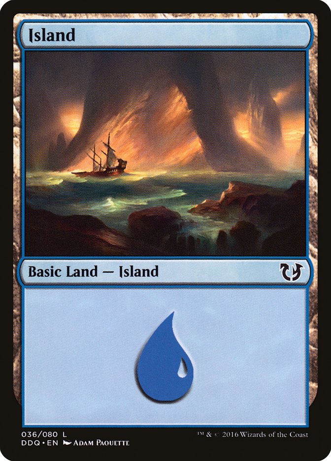 Island (36) [Duel Decks: Blessed vs. Cursed] | RetroPlay Games