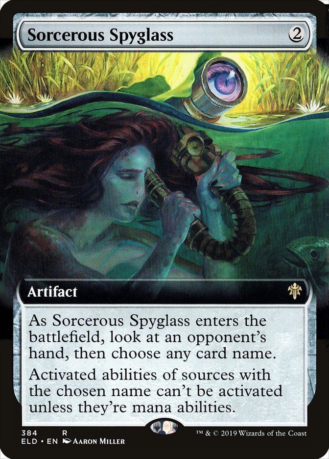 Sorcerous Spyglass (Extended Art) [Throne of Eldraine] | RetroPlay Games