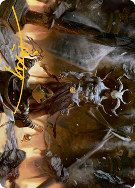 Ormendahl, the Corrupter Art Card (Gold-Stamped Signature) [Innistrad: Midnight Hunt Art Series] | RetroPlay Games