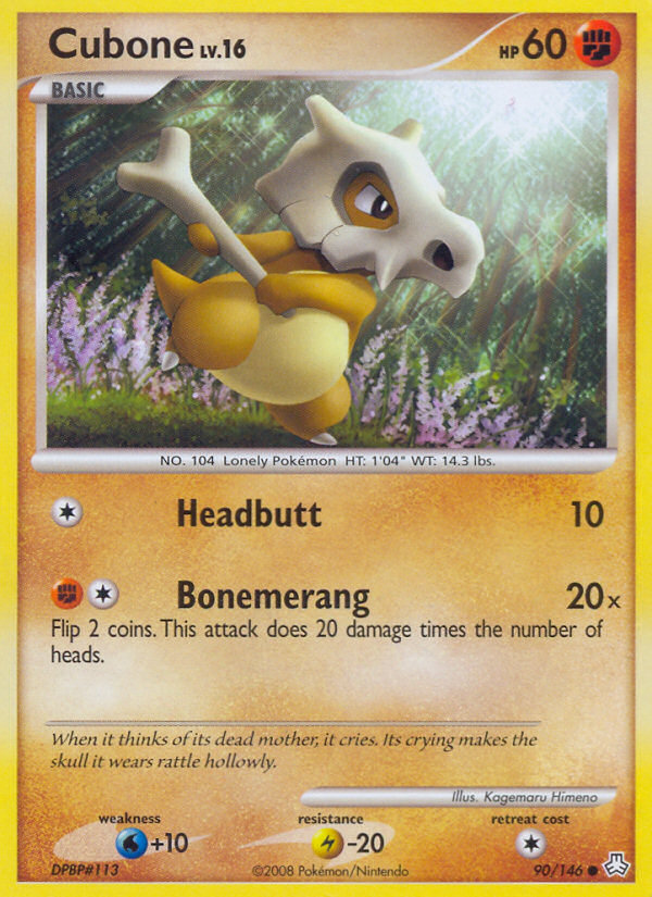 Cubone (90/146) [Diamond & Pearl: Legends Awakened] | RetroPlay Games