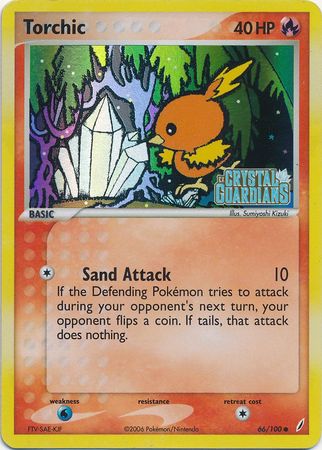 Torchic (66/100) (Stamped) [EX: Crystal Guardians] | RetroPlay Games