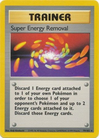 Super Energy Removal (79/102) [Base Set Unlimited] | RetroPlay Games