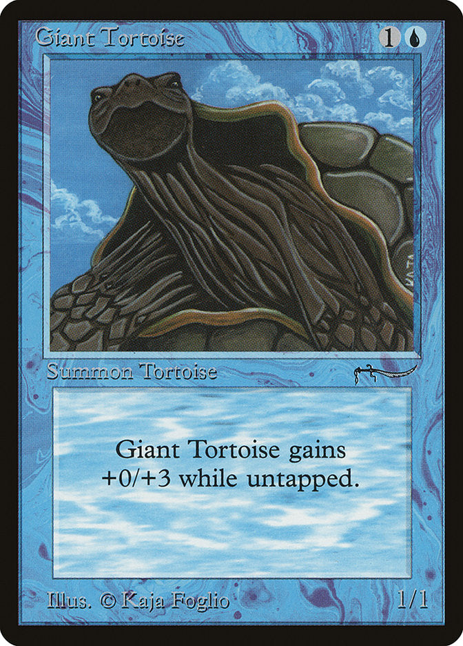 Giant Tortoise (Light Mana Cost) [Arabian Nights] | RetroPlay Games