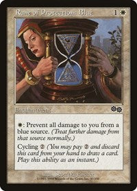 Rune of Protection: Blue [Urza's Saga] | RetroPlay Games
