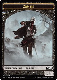 Zombie // Thopter Double-sided Token (Game Night) [Core Set 2019 Tokens] | RetroPlay Games