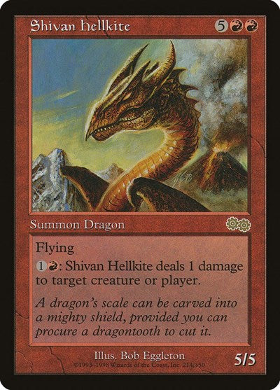 Shivan Hellkite [Urza's Saga] | RetroPlay Games