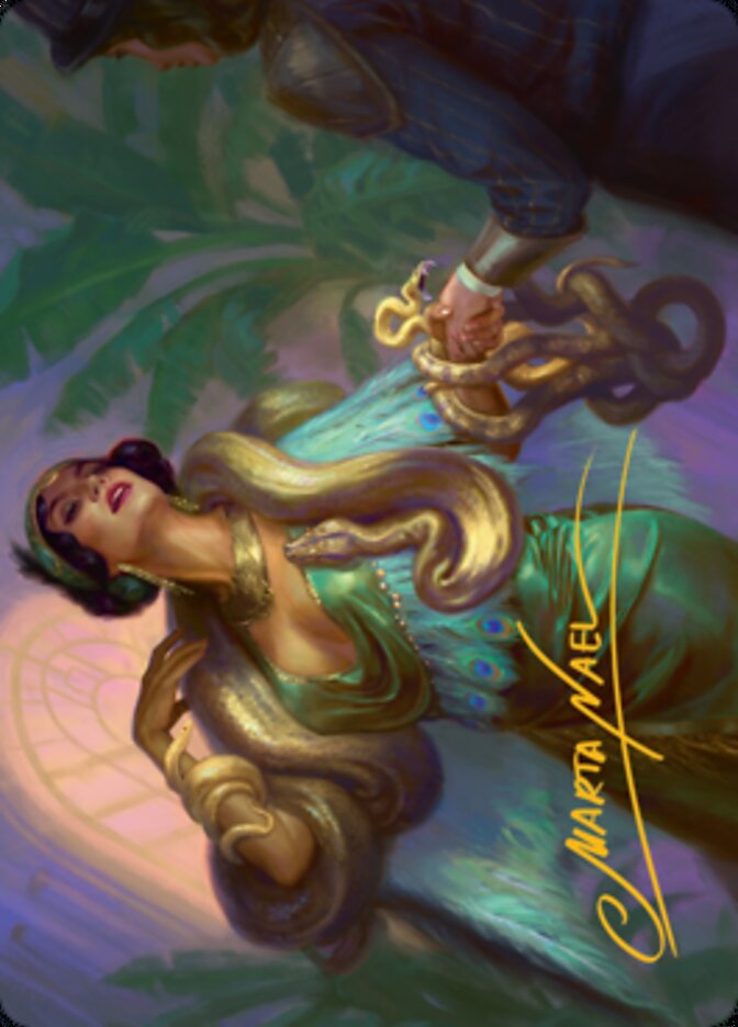 Venom Connoisseur Art Card (Gold-Stamped Signature) [Streets of New Capenna Art Series] | RetroPlay Games