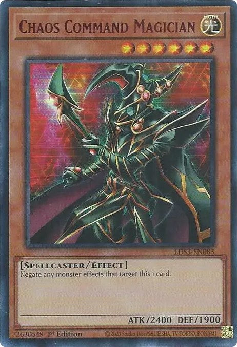 Chaos Command Magician (Red) [LDS3-EN083] Ultra Rare | RetroPlay Games