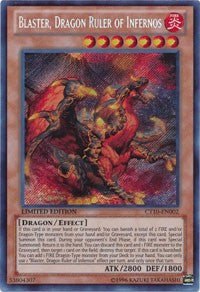 Blaster, Dragon Ruler of Infernos [CT10-EN002] Secret Rare | RetroPlay Games