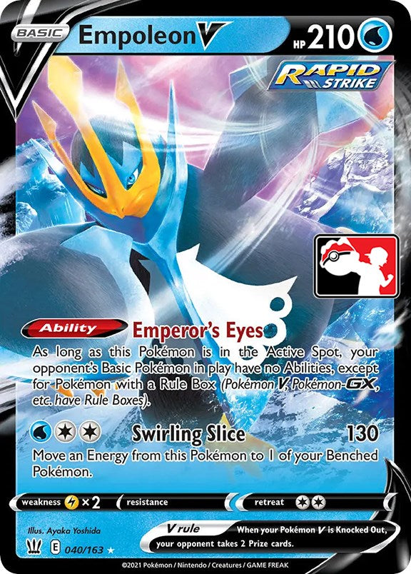 Empoleon V (040/163) [Prize Pack Series One] | RetroPlay Games