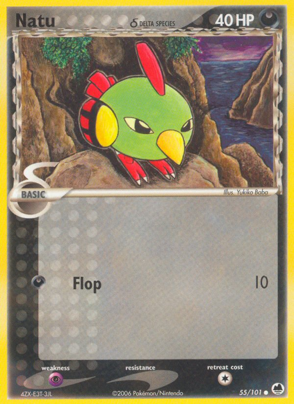 Natu (55/101) (Delta Species) [EX: Dragon Frontiers] | RetroPlay Games