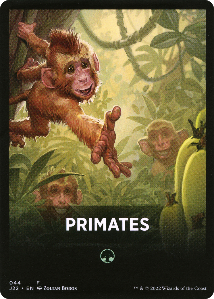 Primates Theme Card [Jumpstart 2022 Front Cards] | RetroPlay Games