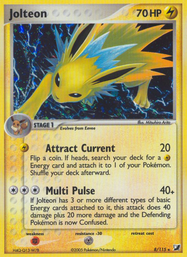 Jolteon (8/115) [EX: Unseen Forces] | RetroPlay Games