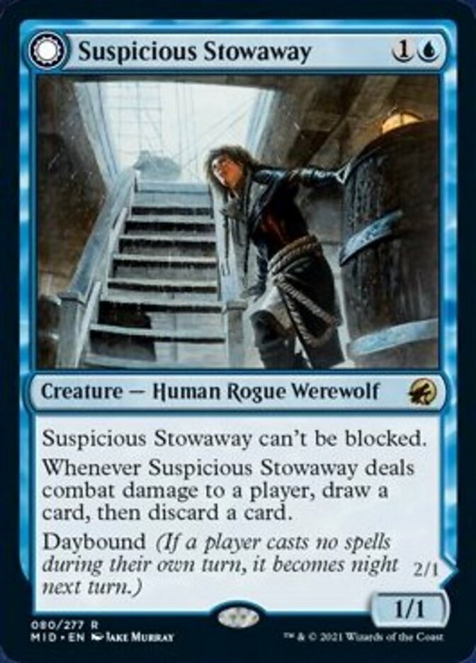 Suspicious Stowaway // Seafaring Werewolf [Innistrad: Midnight Hunt] | RetroPlay Games