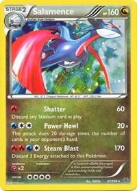 Salamence (57/108) (Cosmos Holo) (Blister Exclusive) [XY: Roaring Skies] | RetroPlay Games