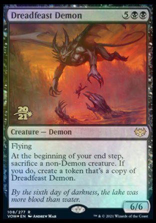 Dreadfeast Demon [Innistrad: Crimson Vow Prerelease Promos] | RetroPlay Games