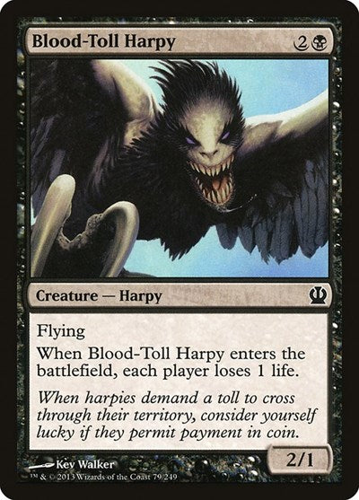 Blood-Toll Harpy [Theros] | RetroPlay Games