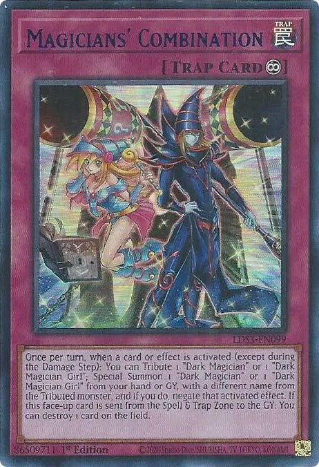 Magicians' Combination (Blue) [LDS3-EN099] Ultra Rare | RetroPlay Games