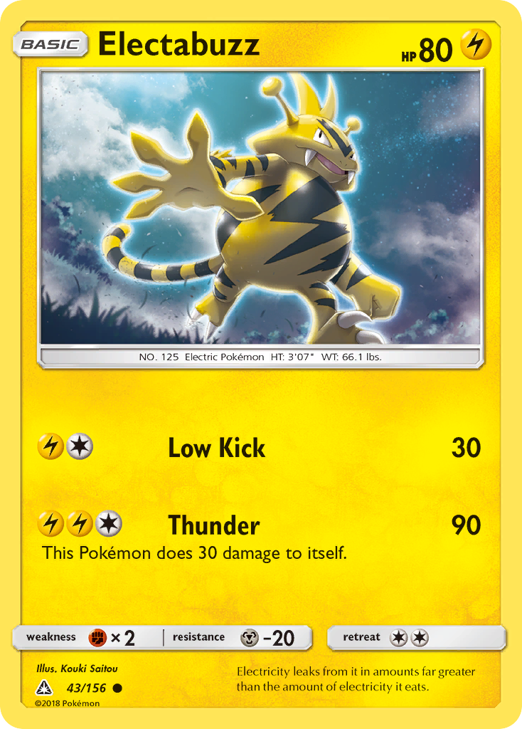 Electabuzz (43/156) [Sun & Moon: Ultra Prism] | RetroPlay Games