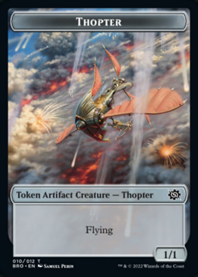 Thopter // Construct (005) Double-Sided Token [The Brothers' War Tokens] | RetroPlay Games