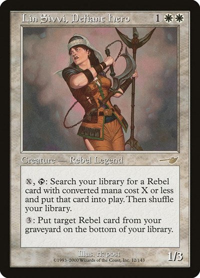 Lin Sivvi, Defiant Hero [Nemesis] | RetroPlay Games