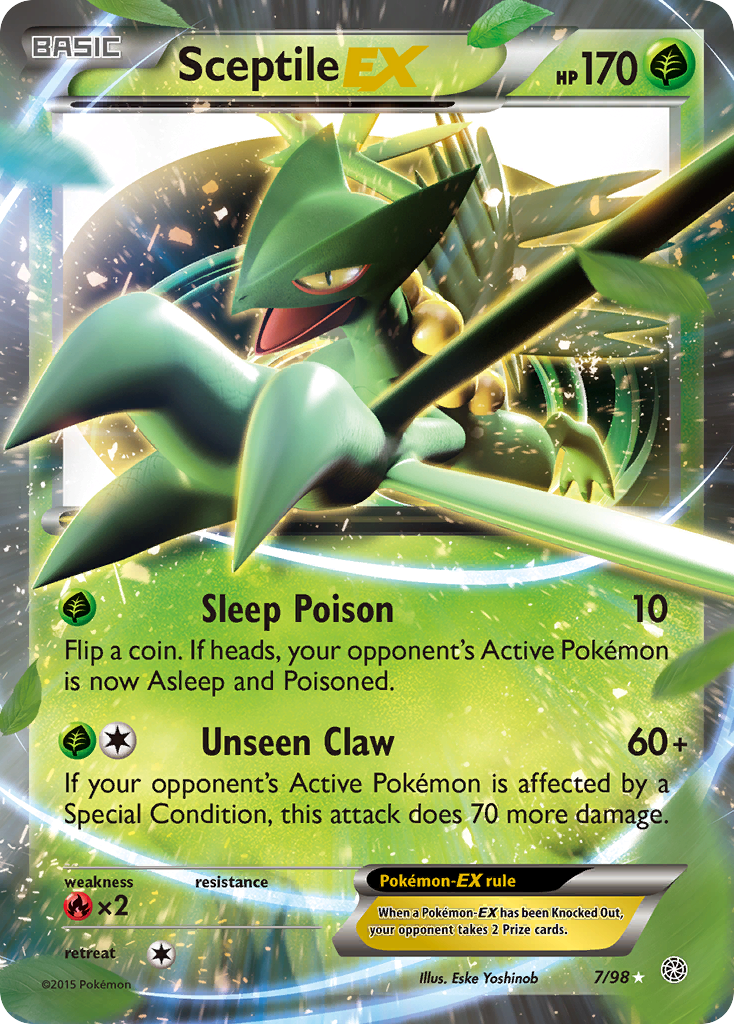 Sceptile EX (7/98) [XY: Ancient Origins] | RetroPlay Games