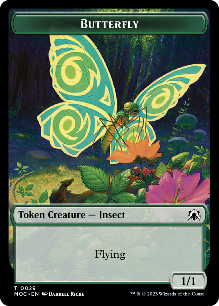 Butterfly // City's Blessing Double-Sided Token [March of the Machine Commander Tokens] | RetroPlay Games