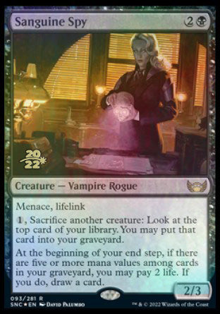 Sanguine Spy [Streets of New Capenna Prerelease Promos] | RetroPlay Games