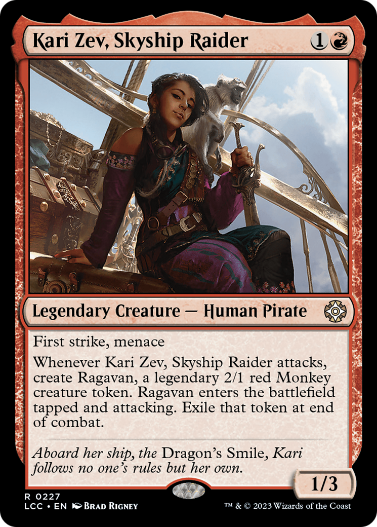 Kari Zev, Skyship Raider [The Lost Caverns of Ixalan Commander] | RetroPlay Games