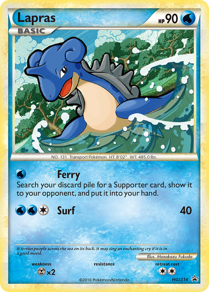 Lapras (HGSS14) [HeartGold & SoulSilver: Black Star Promos] | RetroPlay Games