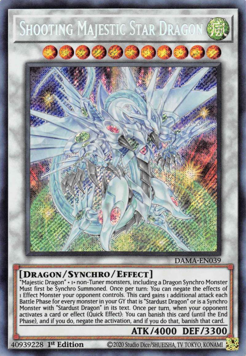 Shooting Majestic Star Dragon [DAMA-EN039] Starlight Rare | RetroPlay Games