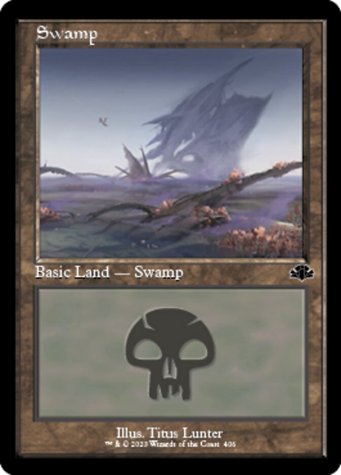 Swamp (406) (Retro) [Dominaria Remastered] | RetroPlay Games