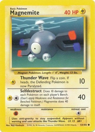 Magnemite (53/102) [Base Set Unlimited] | RetroPlay Games