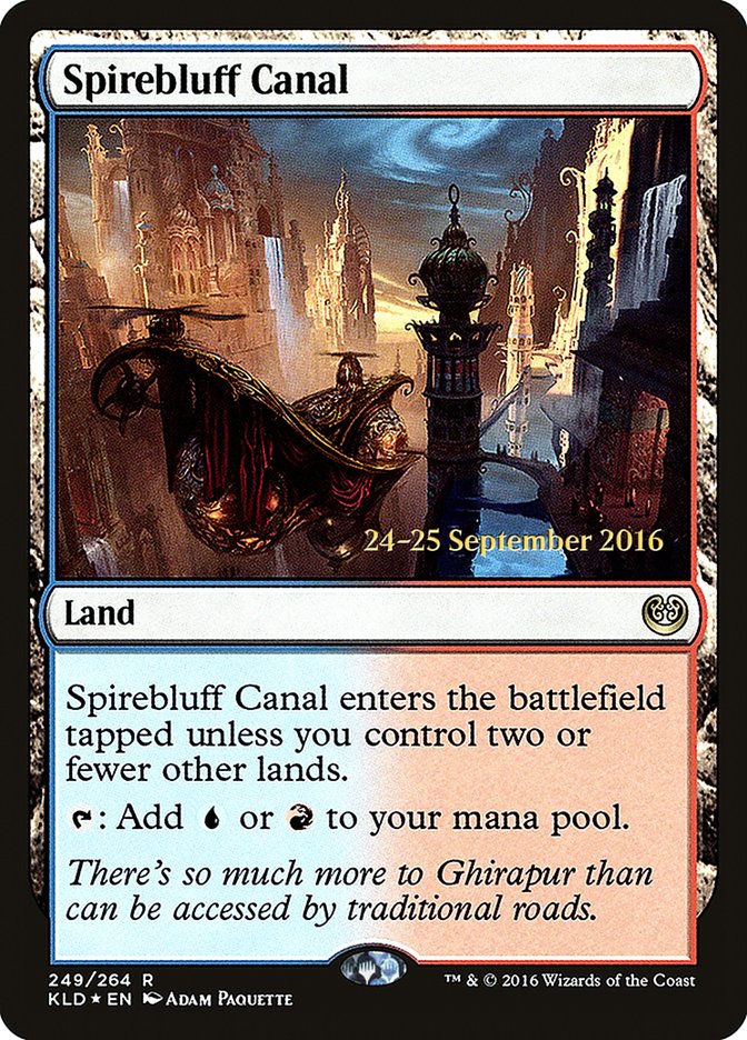 Spirebluff Canal  [Kaladesh Prerelease Promos] | RetroPlay Games