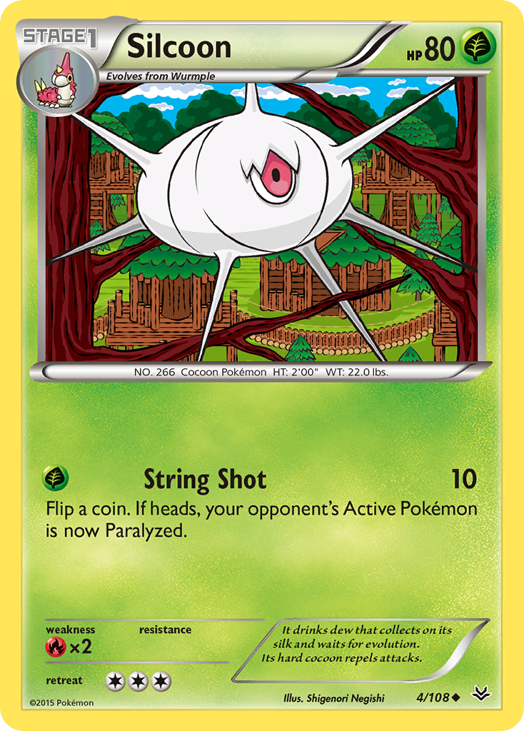 Silcoon (4/108) [XY: Roaring Skies] | RetroPlay Games