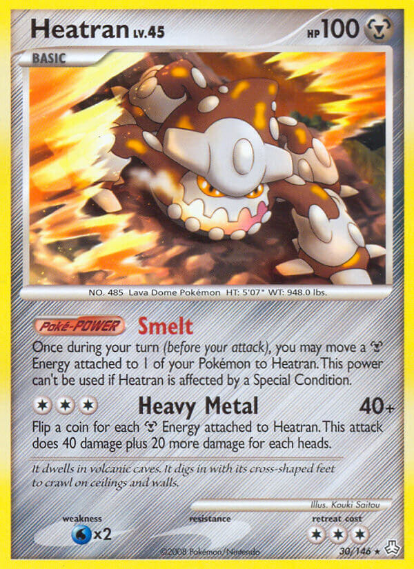 Heatran (30/146) (Theme Deck Exclusive) [Diamond & Pearl: Legends Awakened] | RetroPlay Games