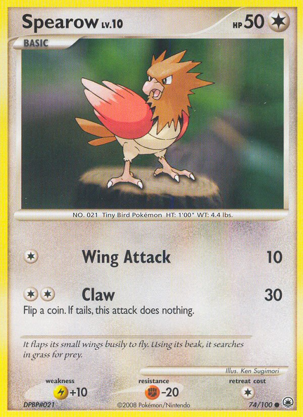 Spearow (74/100) [Diamond & Pearl: Majestic Dawn] | RetroPlay Games